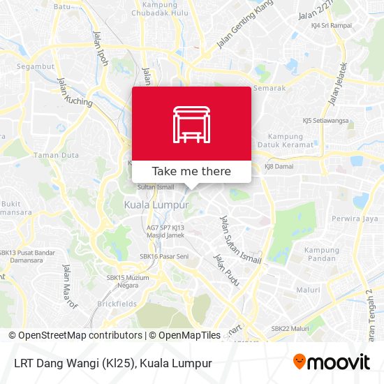 Peta LRT Dang Wangi (Kl25)