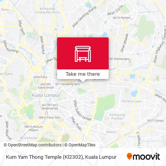 Peta Kum Yam Thong Temple (Kl2302)