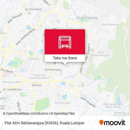 Flat Atm Setiawangsa (Kl436) map