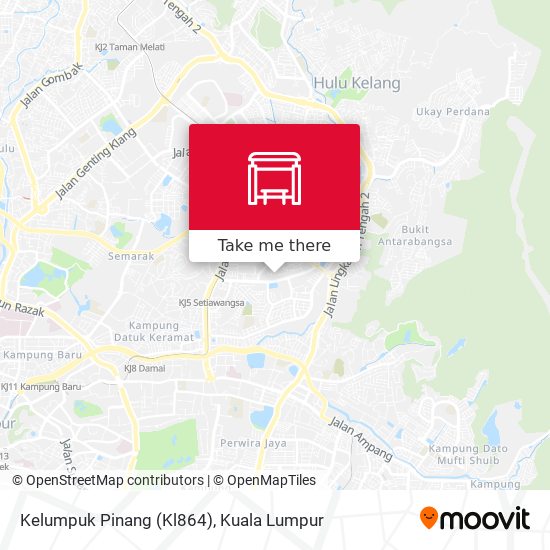 Kelumpuk Pinang (Kl864) map