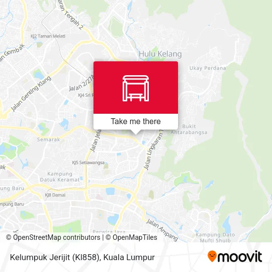 Kelumpuk Jerijit (Kl858) map