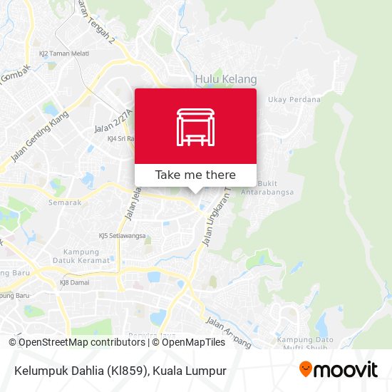 Peta Kelumpuk Dahlia (Kl859)