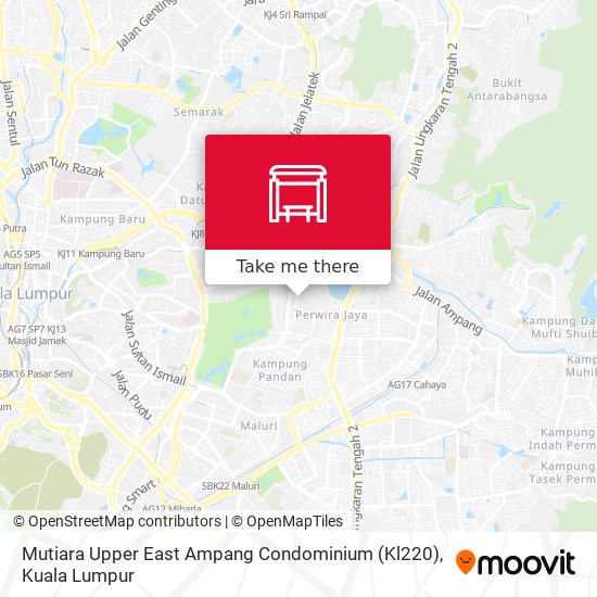 Peta Mutiara Upper East Ampang Condominium (Kl220)
