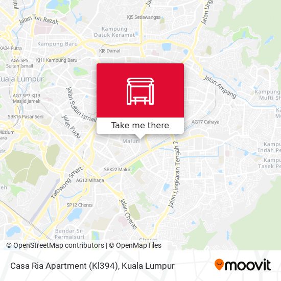 Casa Ria Apartment (Kl394) map