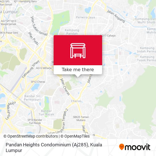 Peta Pandan Heights Condominium (Aj285)