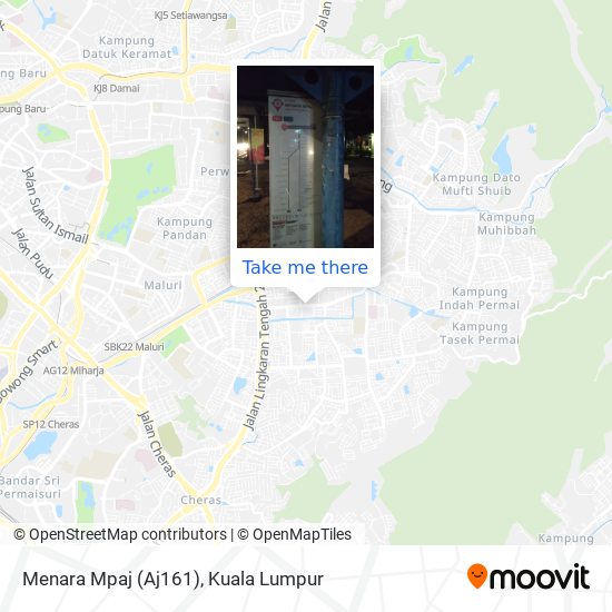 Menara Mpaj (Aj161) map