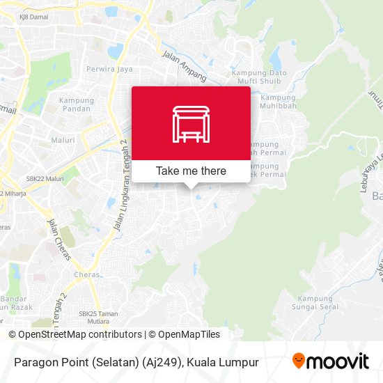 Peta Paragon Point (Selatan) (Aj249)