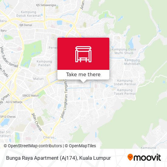 Bunga Raya Apartment (Aj174) map