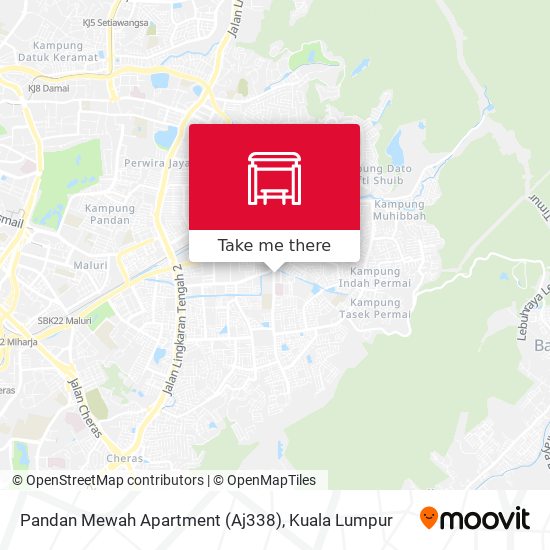 Pandan Mewah Apartment (Aj338) map