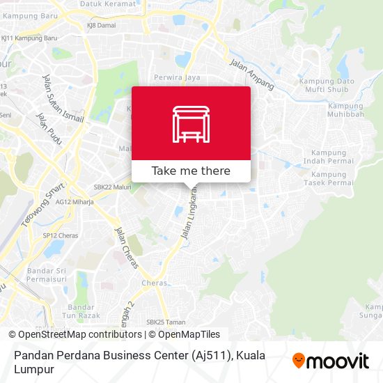 Peta Pandan Perdana Business Center (Aj511)