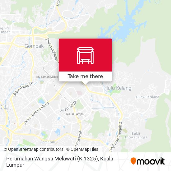 Perumahan Wangsa Melawati (Kl1325) map