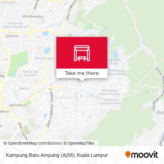 Peta Kampung Baru Ampang (Aj58)