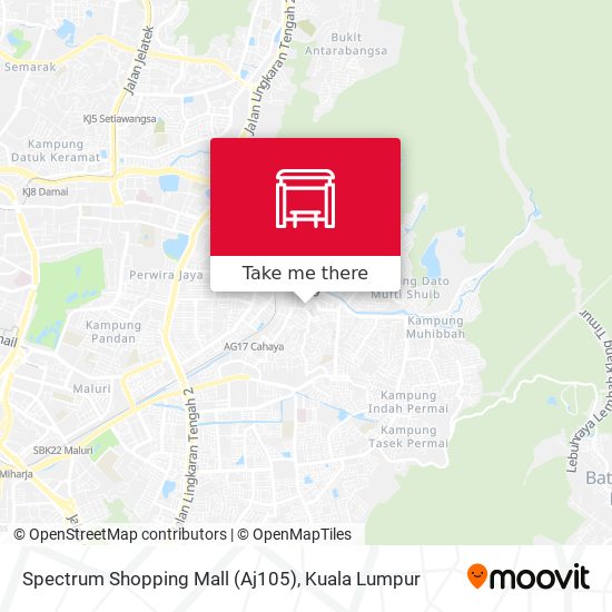 Peta Spectrum Shopping Mall (Aj105)