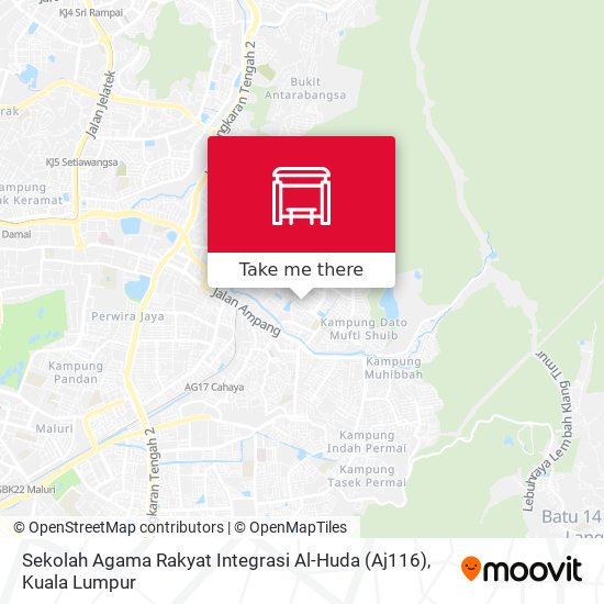 Sekolah Agama Rakyat Integrasi Al-Huda (Aj116) map