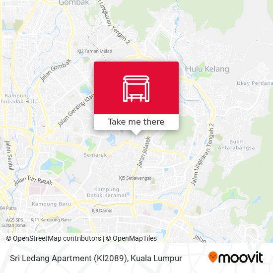 Peta Sri Ledang Apartment (Kl2089)