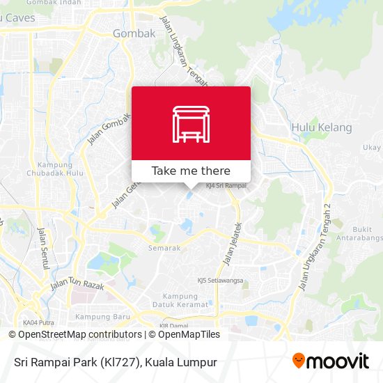 Peta Sri Rampai Park (Kl727)