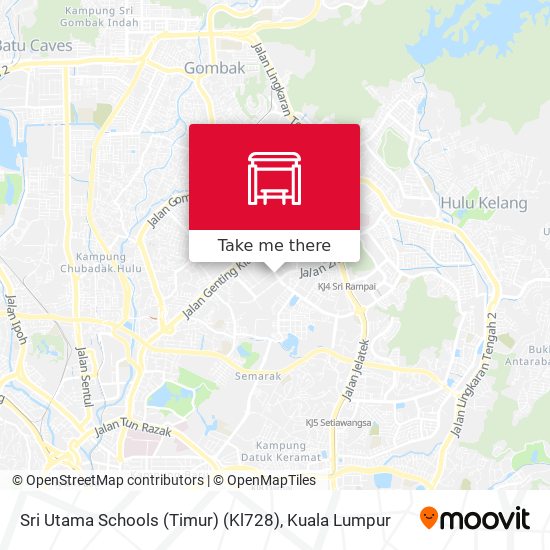 Peta Sri Utama Schools (Timur) (Kl728)
