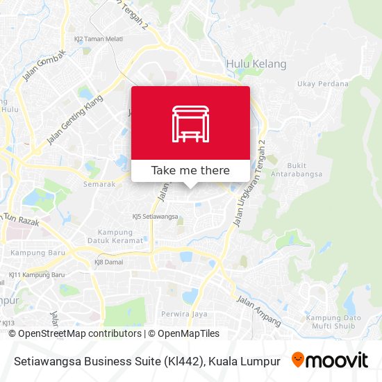 Peta Setiawangsa Business Suite (Kl442)