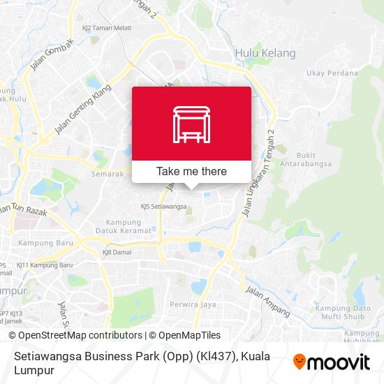 Peta Setiawangsa Business Park (Opp) (Kl437)