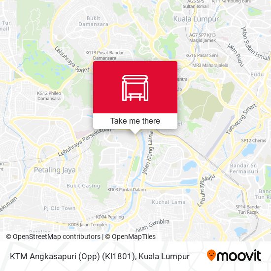 KTM Angkasapuri (Opp) (Kl1801) map