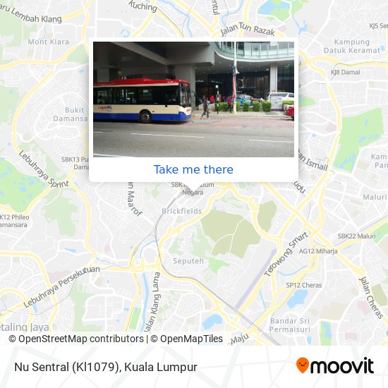 Nu Sentral (Kl1079) map