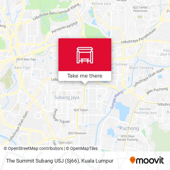 The Summit Subang USJ (Sj66) map