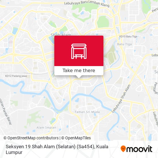 Peta Seksyen 19 Shah Alam (Selatan) (Sa454)