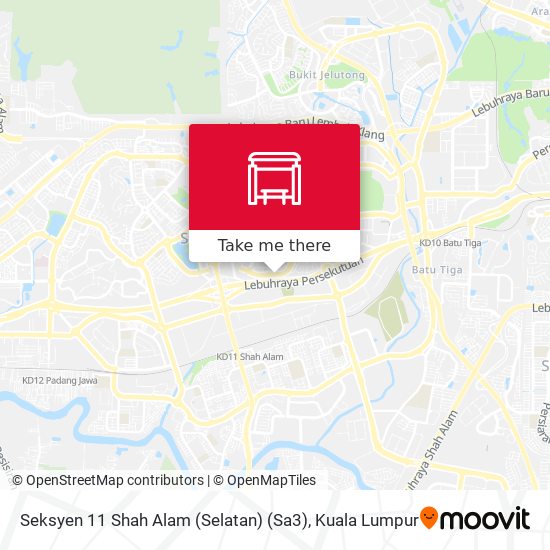 Peta Seksyen 11 Shah Alam (Selatan) (Sa3)
