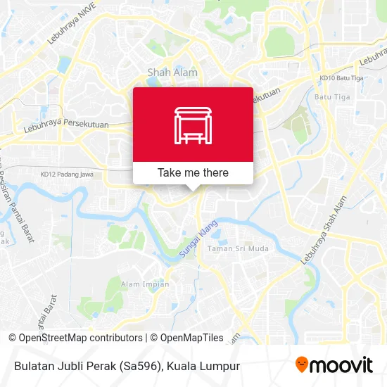 Bulatan Jubli Perak (Sa596) map