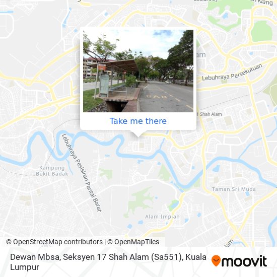 Peta Dewan Mbsa, Seksyen 17 Shah Alam (Sa551)