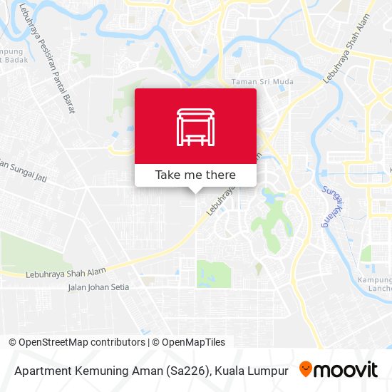 Apartment Kemuning Aman (Sa226) map