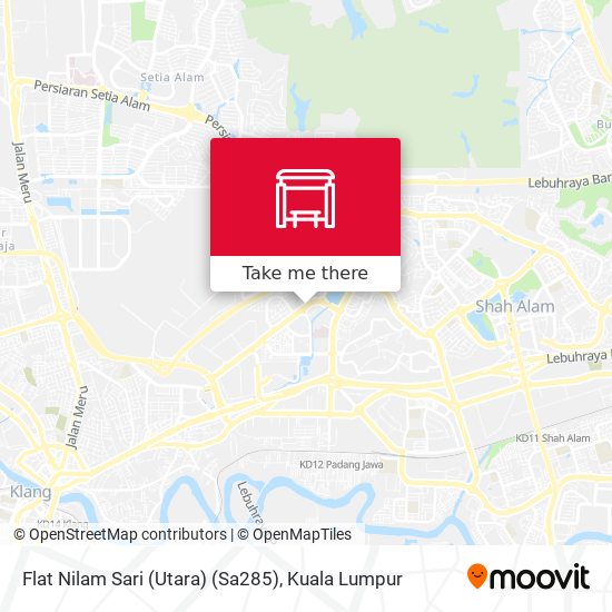 Peta Flat Nilam Sari (Utara) (Sa285)