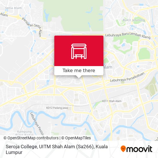 Peta Seroja College, UITM Shah Alam (Sa266)