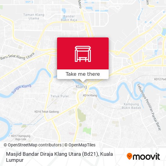Peta Masjid Bandar Diraja Klang Utara (Bd21)