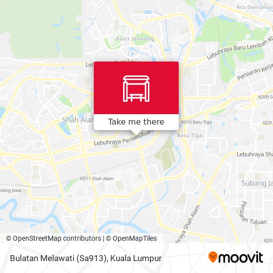 Bulatan Melawati (Sa913) map