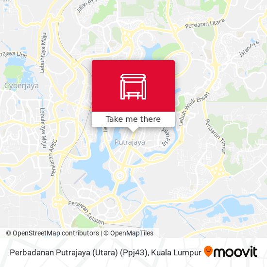 Perbadanan Putrajaya (Utara) (Ppj43) map