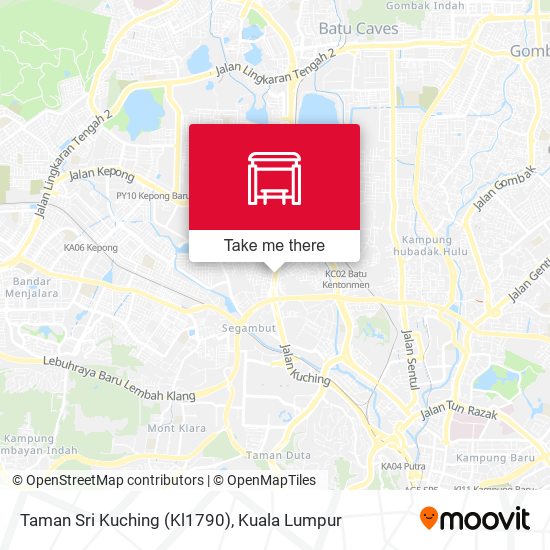 Peta Taman Sri Kuching (Kl1790)