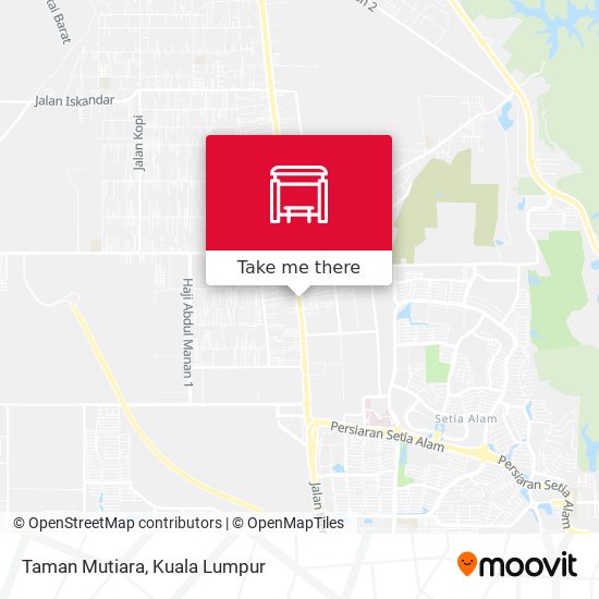 Peta Taman Mutiara