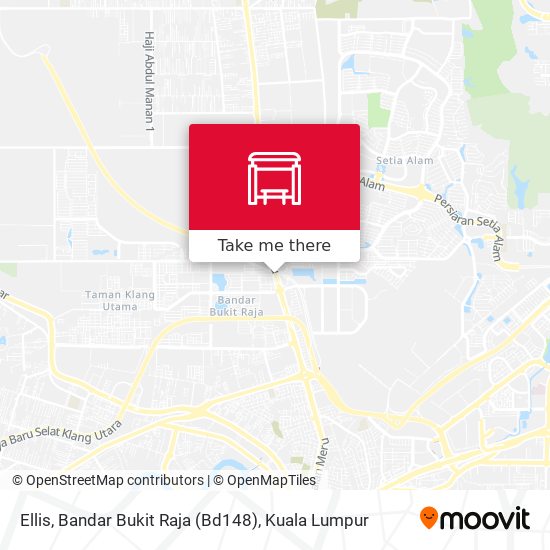 Peta Ellis, Bandar Bukit Raja (Bd148)
