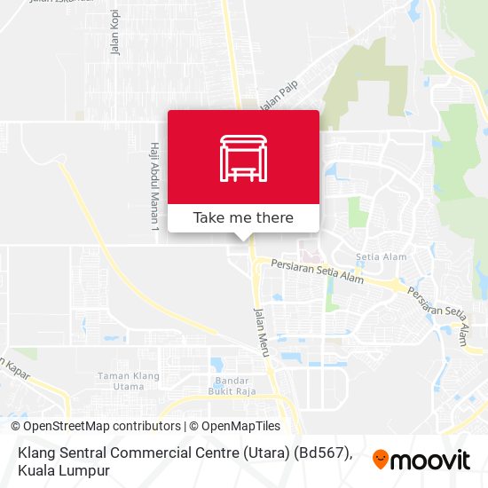 Klang Sentral Commercial Centre (Utara) (Bd567) map