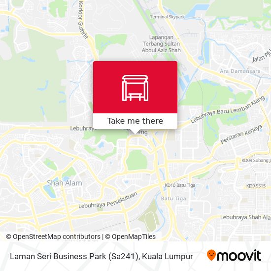 Peta Laman Seri Business Park (Sa241)