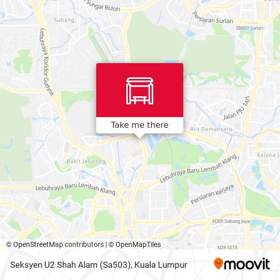 Peta Seksyen U2 Shah Alam (Sa503)