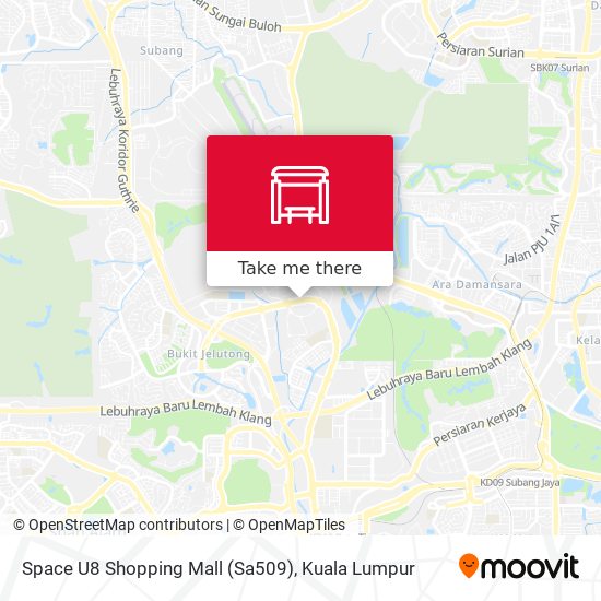 Peta Space U8 Shopping Mall (Sa509)