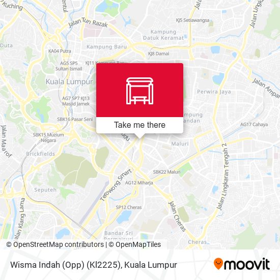 Wisma Indah (Opp) (Kl2225) map