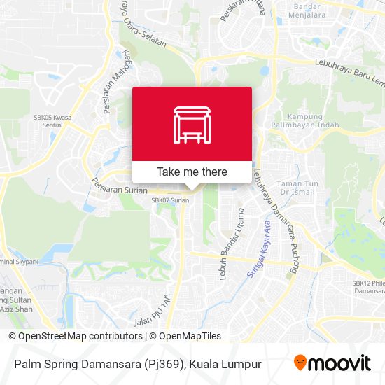 Palm Spring Damansara (Pj369) map