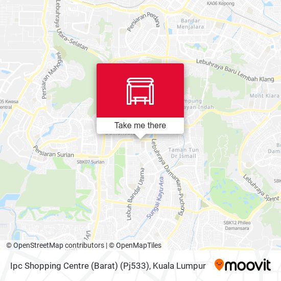 Peta Ipc Shopping Centre (Barat) (Pj533)
