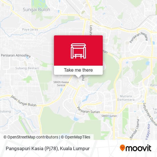 Pangsapuri Kasia (Pj78) map