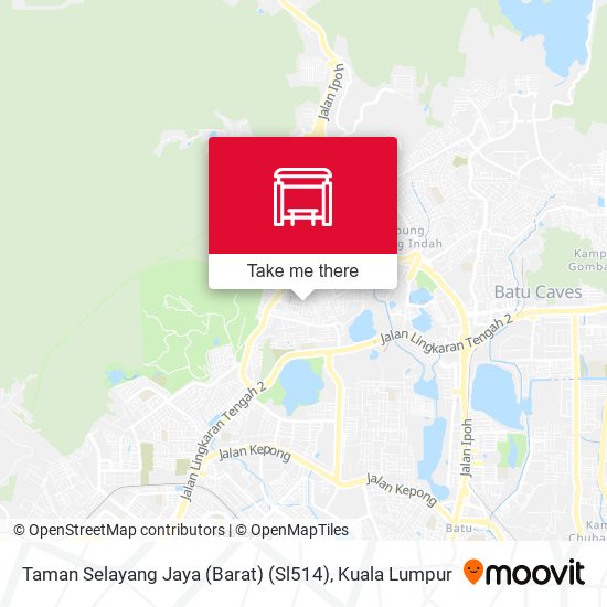 Taman Selayang Jaya (Barat) (Sl514) map