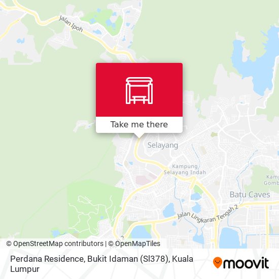 Perdana Residence, Bukit Idaman (Sl378) map