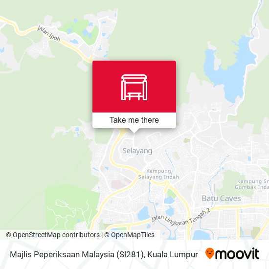 Majlis Peperiksaan Malaysia (Sl281) map